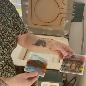 Screen-printing fused glass workshop Sunday 6th September 2026